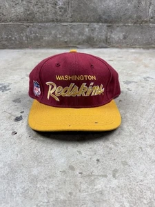 Vintage Washington Red Skins Sports Specialties Fitted Wool Hat Size 7 3/8 - Picture 1 of 6