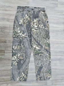 Vintage 90s Y2K Jerzees Outdoors Sz Medium Camo Pants Hunting - Picture 1 of 9