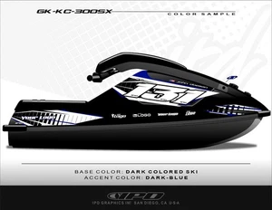 Kit gráfico IPD Jet Ski para Kawasaki 300sx (diseño KC) - Imagen 1 de 17