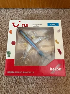 Herpa 1/500 Scale. Boeing 737-800. TUI ‘Haribo TropiFrutti’ - Picture 1 of 1
