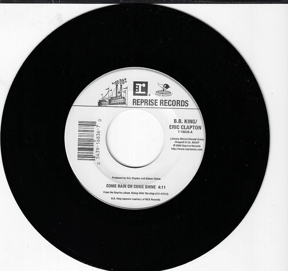 B.B. ВИНИЛ KING/ERIC CLAPTON/COME RAIN OR SHINE/TEN LONG YEARS 45 ОБ/МИН - Изображение 1 из 1