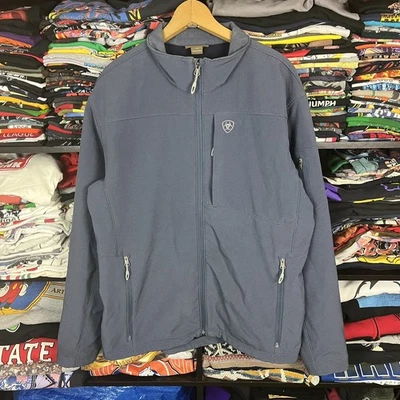Ariat Jacket Mens Large Tall Vernon 2.0 Softshell Fleece Lined Waterproof Cowboy - Image 1 of 4