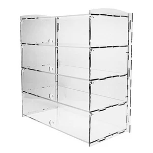 Acrylic Clear Display Pastry Stand 4 Cabinet Cakes Donuts Multi use for Display - Picture 1 of 1