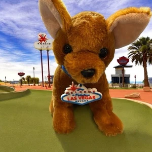 Chihuahua Plush Welcome To Fabulous Las Vegas Nevada 10” Dog Stuffed Animal Pup - Picture 1 of 9