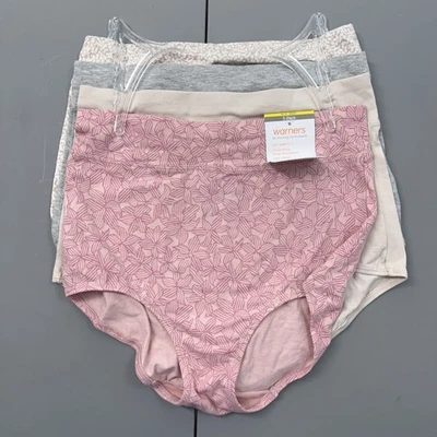 Bragas cortas Warners No Pinching No Problem cintura alta talla 6 M paquete múltiple de 4 Foto 1 de 4