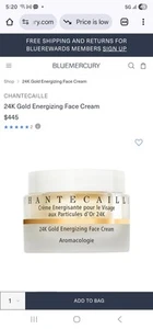 Chantecaille 24 K Gold Energizing Face Cream 1.7 Fl Oz Msrp $445 New Sealed.box - Picture 1 of 10