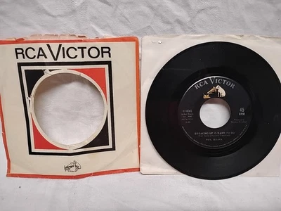 Neil Sedaka Breaking Up Is Hard To Do 45 RPM RCA Victor records 47-8046 1962 - Image 1 of 3
