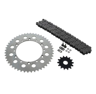 Chain & Sprocket set for Kawasaki KLX300R KLX 300 R 2003-2007 O Ring 14/48 110L - Image 1 of 4