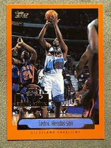 1999-00 Topps MVP Promotion Cedric Henderson Redemption Card /100 - Picture 1 of 2