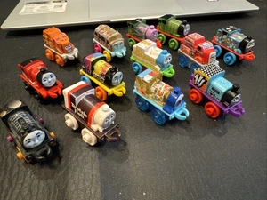13 Mini Trains Thomas Flynn Diesel James Charlie Hiro Tootsie B'day Art Percy - Picture 1 of 5