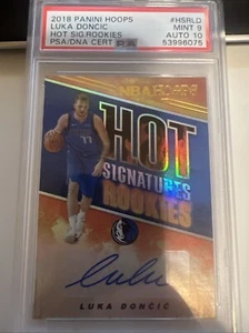 2018-19 Hoops Hot Signatures Auto #HSRLD Luka Doncic - Rookie RC - PSA 9 / 10 - Bild 1 von 2