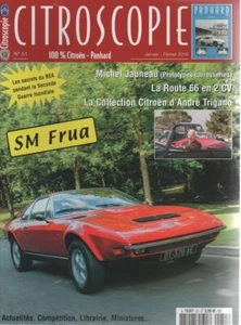 CITROSCOPIE 51 COACH DB HBR5 LUXE 1959 CITROEN SM COUPE 2+2 FRUA 1972 2CV CHARLE - Imagen 1 de 2