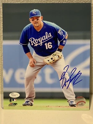 Billy Butler signed Kansas City Royals 8x10 photo JSA - Image 1 of 4
