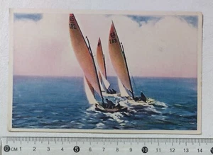I122485 Cartolina illustrata - Barche a vela - Bild 1 von 2