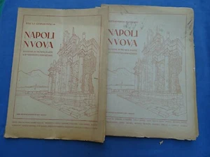 NAPOLI NUOVA-ARTE-URBANISTICA-GUERRA-CROCE-MINOZZI-DUE FASCICOLI 1950-ISCHIA... - Picture 1 of 8