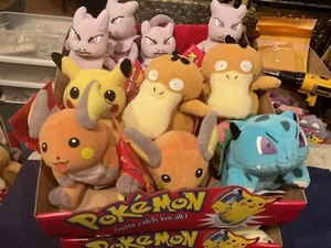 HASBRO POKEMON BEAN BAG SERIES 1 / 5" MINI PLUSH DISPLAY 10 PIECES NEW - Picture 1 of 4