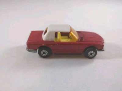 Mercedes-Benz 350 SL Rojo Matchbox Lesney Superfast Tourer No. 6 Diecast 1:64 Foto 1 de 2