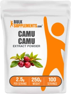 BulkSupplements Camu Camu Extract Powder - 2.5g per Serving - Picture 1 of 12