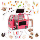 Our Generation - Foodtruck wózek z przekąskami różowy dla lalki 46 cm
