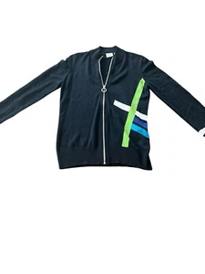 Ladies Tail Tech Sz S Navy Long Sleeve Front Zipper - Picture 1 of 6