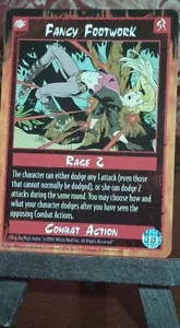 Fancy Footwork Rage CCG War of the Amazon Rare Powerful Deck Staple Hard To Find - Picture 1 of 1