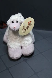 Bestever Funny Big Feet Lamb Sheep White Lavender Small 6.5" Bean Bag Feet NWT - Picture 1 of 8