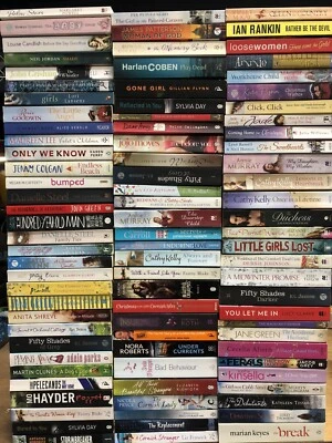 Joblot/Wholesale of 35 -45 PAPERBACK FICTION BOOKS BUNDLE GOOD QUALITY FREE POST - Image 1 of 4
