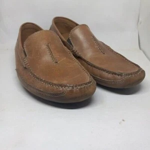 Clarks Ashmont Race Driving Loafers-Size 8-100% Leather-Cushion Ortholite - Picture 1 of 9