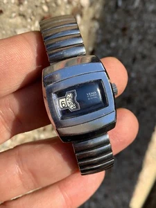 Vintage Yema Handaufzug Damen Sprungstundenuhr Retro cool - Bild 1 von 12
