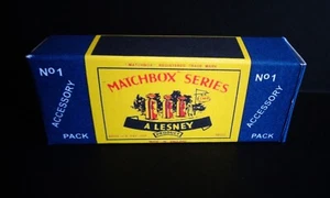 Matchbox Lesney Accessory Pack A1-A Esso Petrol Pumps & Sign Box (Box only) - Picture 1 of 5