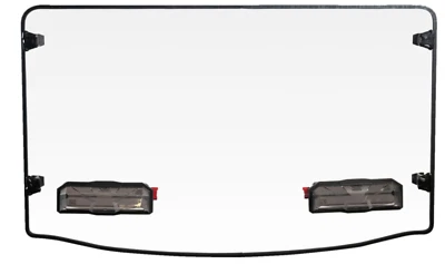 Parabrisas Seizmik sin herramientas Versa-Vent recubierto duro #50-54921KIT para Yamaha Foto 1 de 4