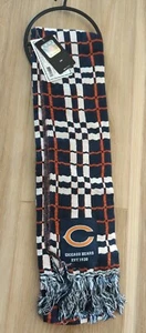Chicago Bears Team Checkered Logo Scarf NWT - Picture 1 of 3