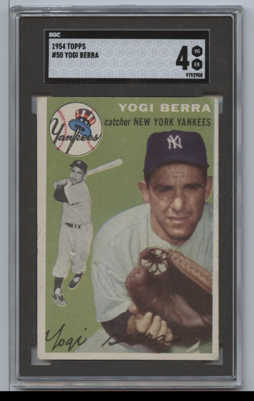 1954 Topps Yogi Berra #50 SGC 4
