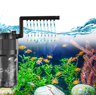 5-in-1 Aquarium Innenfilter Filter mit UV Wasserpflege fischtank Aquarienfilter - Bild 1 von 4