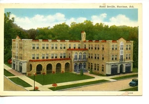 Hotel Seville-Harrison-Arkansas-Vintage Postcard - Picture 1 of 2