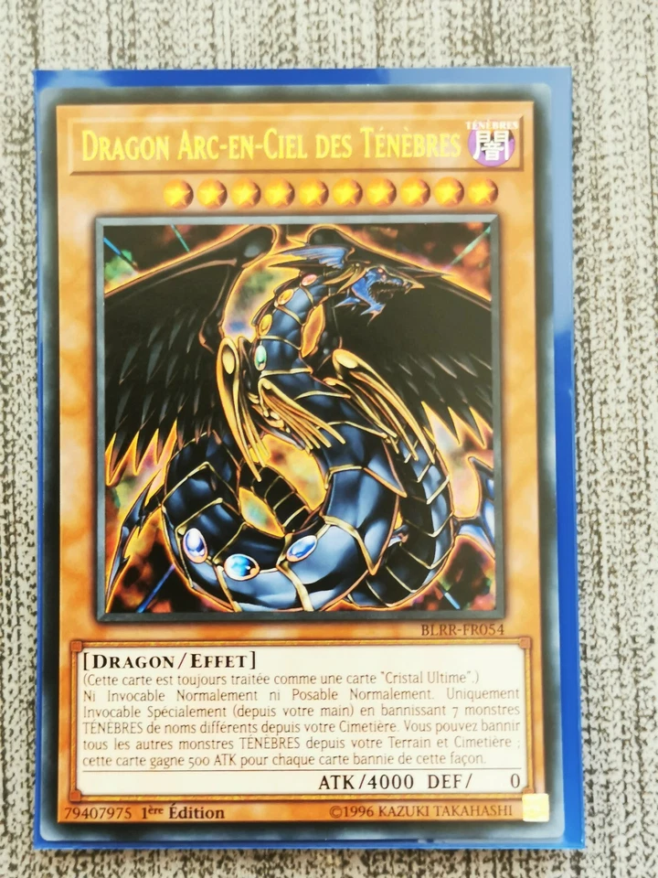 Carte Yu-Gi-Oh - Dragon Arc-en-Ciel des Ténèbres - BLRR-FR054 - Ultra rare - VF - Photo 1/1
