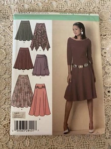 Simplicity 4883 Misses Skirts Sewing Pattern Uncut Size 4 6 8 10 - Bild 1 von 3