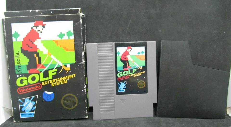 COMPLETE IN BOX ~ NES Golf (Nintendo, NES) Original Box & Sleeve - NO Manual CIB - Image 1 of 2