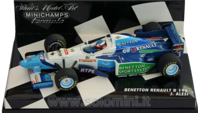 1996 Benetton B196 Renault #3 Jean Alesi [1:43 MINICHAMPS 430 960003] 8 podiums - Immagine 1 di 2