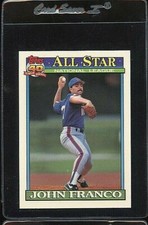 1991 TOPPS TIFFANY ALL STAR #407 JOHN FRANCO NEW YORK METS 
