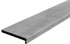 Innenfensterbank beton  grau Ausladung 250 mm  inkl. Seitenabschl�sse  Fensterbank