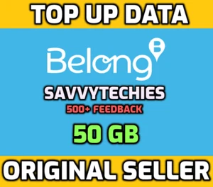Belong Mobile Data Gift 50GB BULK BUY DISCOUNTS! - Picture 1 of 1