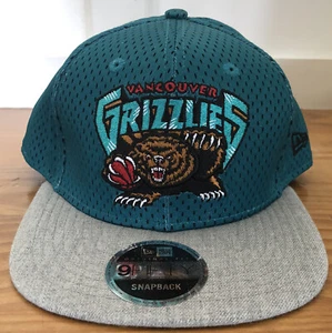 New Era Vancouver Grizzlies Heather Mesh Snapback Hat Cap NBA HWC - Picture 1 of 5