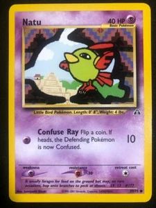Pokémon 59/75 Natu Neo Discovery Común Casi Nuevo - Imagen 1 de 2