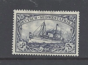 GERMAN SOUTH WEST AFRICA 1901 3m. VIOLET-BLACK NO WATERMARK M.N.H. SG 22 - Picture 1 of 2