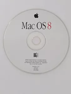 Apple Mac OS 8 Install CD Version 8.0 1997 CD ROM Disc ONLY 691-1600-A - Picture 1 of 1