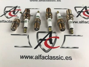 SET 6 UD BUJÍA ORIGINAL ALFA ROMEO - GOLDEN LODGE 2 HL  REF OEM 60512929 - Bild 1 von 6