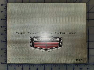 Mercury 1969 línea completa folleto Cougar Montego Cyclone Foto 1 de 4