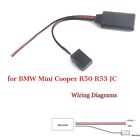 Pour BMW Pour Cooper R50 R53 Bluetoo 12-Pin BT Câble Module Connecteur Kit