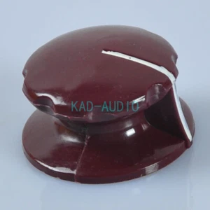 5pc Red Volume Control Plastic Knob Vintage Electric Guitar Amp Effect Raspberry - Picture 1 of 6